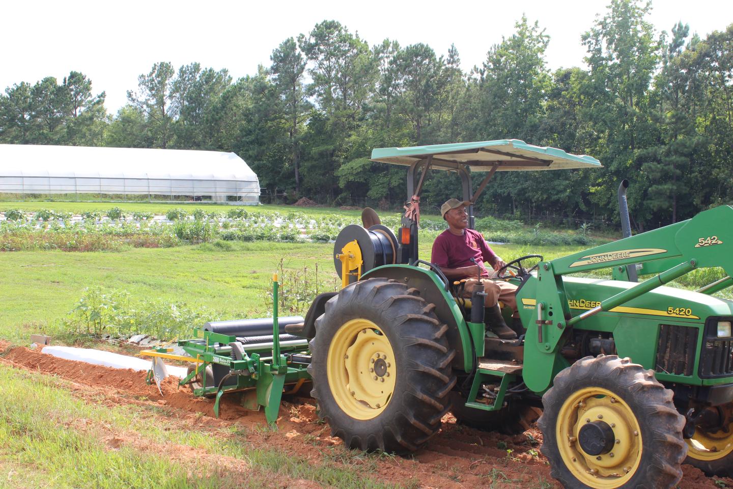 Gene Thornton of Sneaky Crow Farm in Roanoke, Alabama