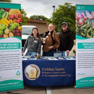 Urban Ag Team booth