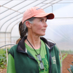 Jacqui Coburn of Front Field Organic Farm