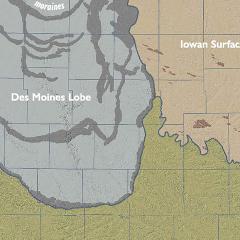 Landform Regions of Iowa