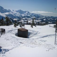 SNOTEL site in deep snow