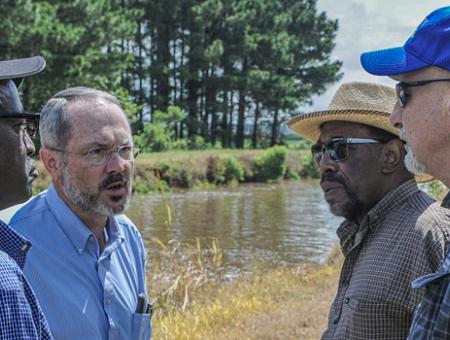 state conservationist with partners