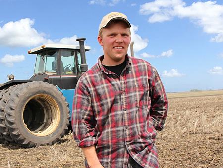Young Farmer, Tractor