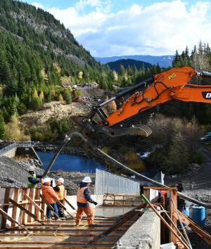 Dam Spillway repair